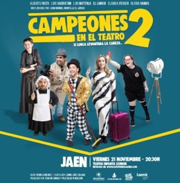 Cartel de la obra 'Campeones 2. Si Lorca levantara la cabeza'.