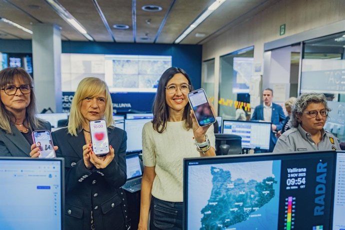 La consellera de Interior y Seguridad Pública de la Generalitat, Núria Parlon