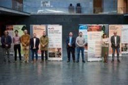 Inauguración de la exposición ‘Navarra y el cambio climático’.