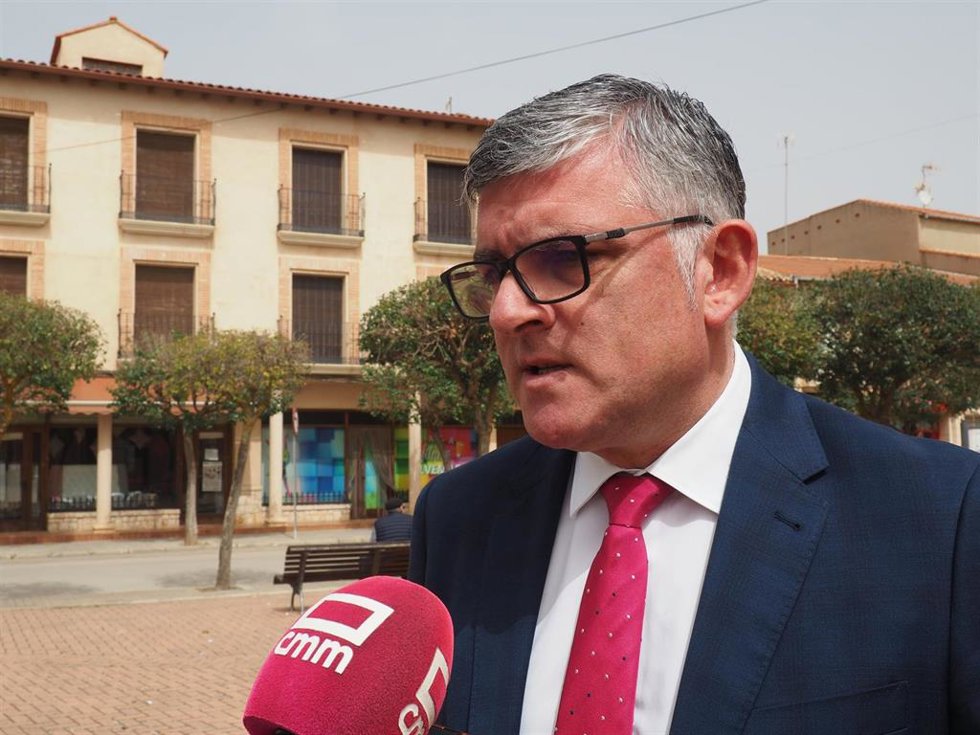 El secretario de Organización del PSOE de Cuenca, Ángel Tomás Godoy,.
