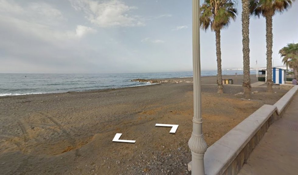 Playa de Mezquitilla, en Algarrobo Costa.