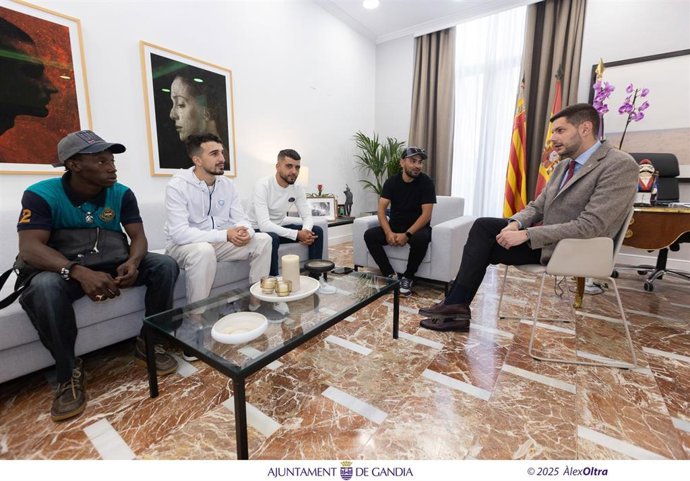 Recepción en el Ayuntamiento de Gandia