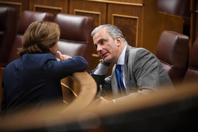 Archivo - El portavoz de Vox en el Ayuntamiento de Madrid, Javier Ortega Smith, durante una sesión plenaria en el Congreso de los Diputados, a 16 de septiembre de 2025, en Madrid (España).