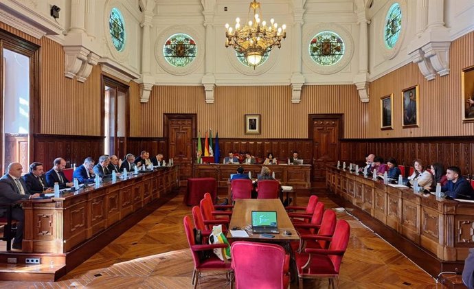 Pleno de la Diputación de Jaén.