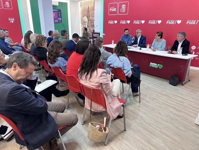 Reunión de la Comisión Ejecutiva Provincial del PSOE de Málaga.