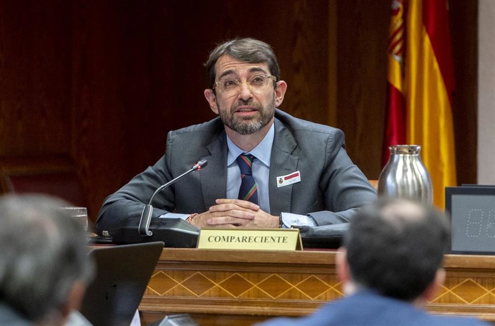 Archivo - El exviceconsejero canario de la Presidencia y ex jefe de gabinente del ministro Ángel Víctor Torres, Antonio Olivera, durante su comparecencia en la comisión por el caso Koldo del Senado, a 5 de marzo de 2025, en Madrid (España).
