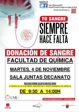 La campaña se realiza en la Facultad de Química