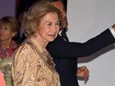 Foto: Doña Sofía, sonriente en la entrega del Premio BMW de Pintura al margen de las polémicas memorias del rey Juan Carlos