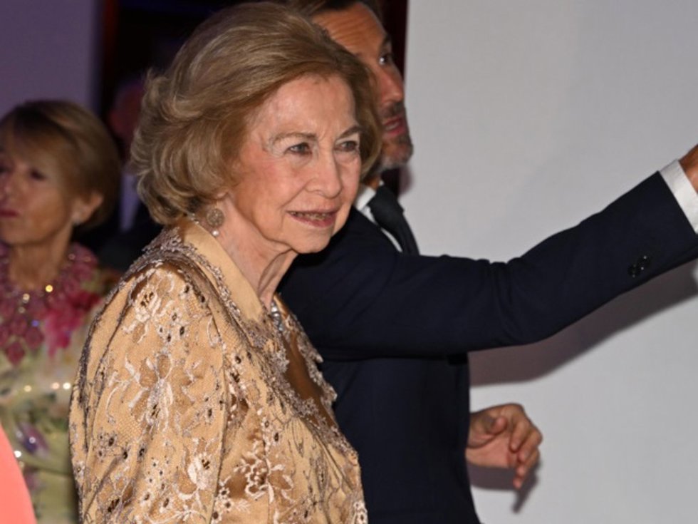 La Reina Doña Sofía preside la entrega del Premio BMW de Pintura y posterior concierto benéfico destinado a apoyar la labor de los bancos de alimentos infantiles en el Teatro Real, a 3 de noviembre de 2025, en Madrid