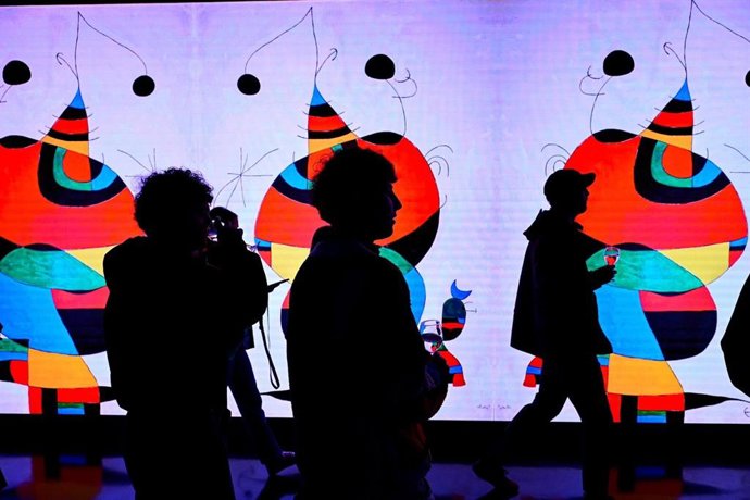 Inauguración de la muestra inmersiva 'Miró: Illes Balears, destino cultural de vanguardia' en Londres.