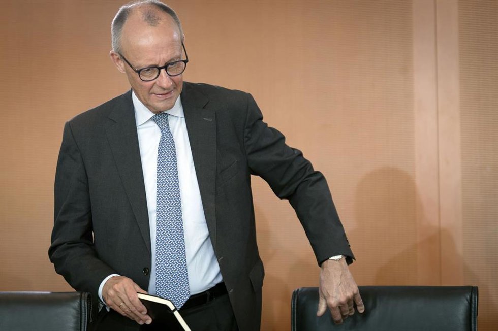 El canciller alemán, Friedrich Merz