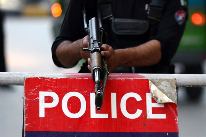 Archivo - Policía en Peshawar (Pakistán)