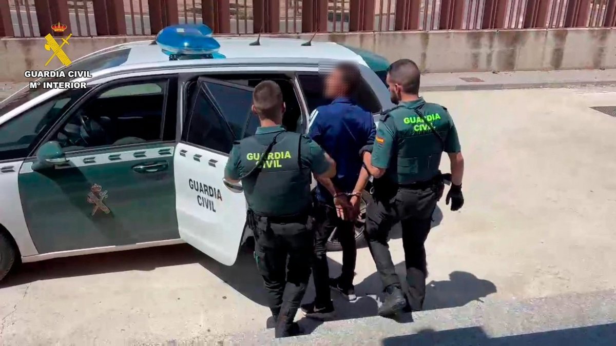 La Guardia Civil detiene a un delincuente multirreincidente que volvió a delinquir tras salir de prisión