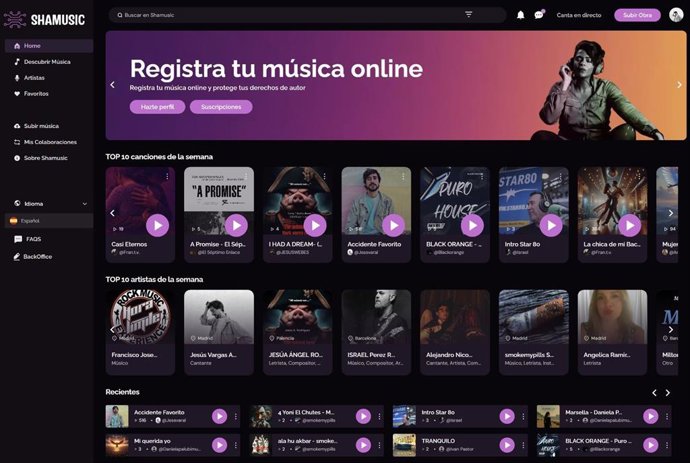 Registra-música-online-shamusic