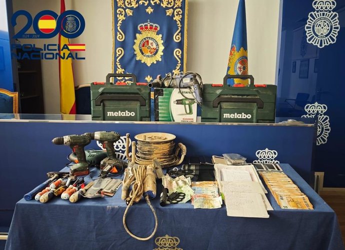 Imagen del material interceptado