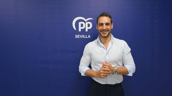 El secretario general del PP de Sevilla, Agustín Aguilera
