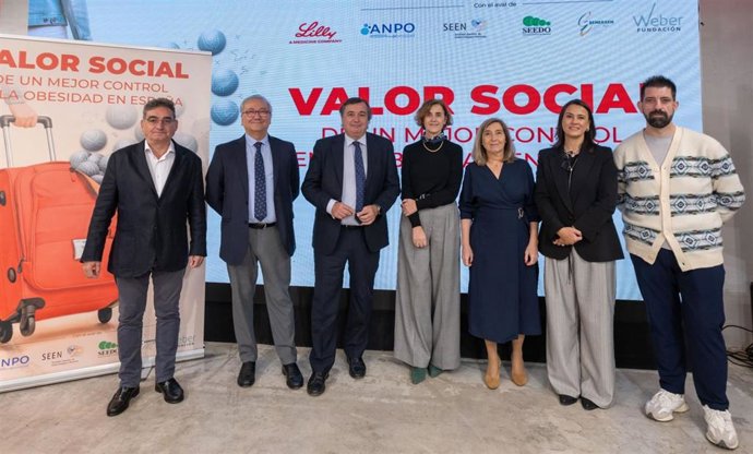 Presentación del informe 'El Valor Social de un mejor control de la obesidad en España' que la Fundación Weber ha realizado para Lilly.