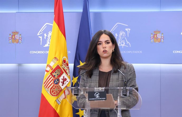 La portavoz de Vox en el Congreso, Pepa Millán, 