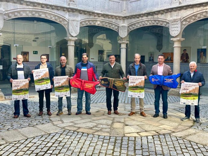 Un momento de la presentación de la Copa de Galgos de Campo.