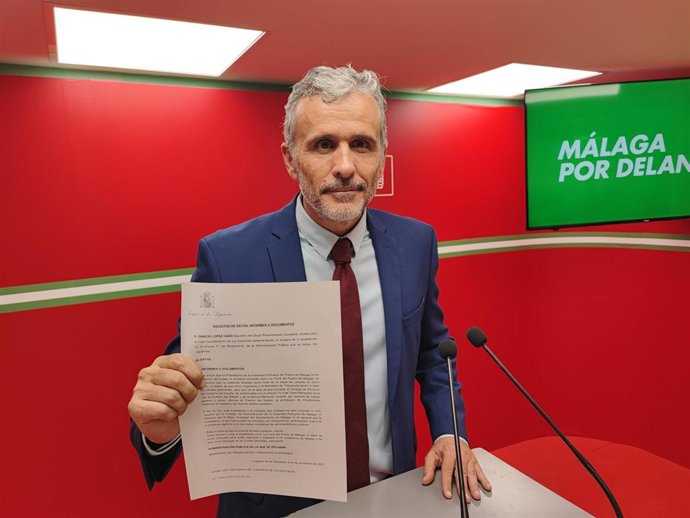 El diputado nacional del PSOE por Málaga Ignacio López en una imagen de archivo