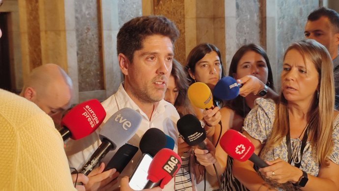 El portavoz de los Comuns en el Parlament, David Cid