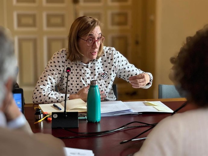 La portavoz de Valladolid Toma la Palabra (VTLP), Rocío Anguita, en una imagen de archivo.