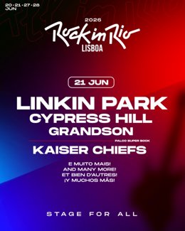 Cypress Hill, Kaiser Chief y Grandson se unen a Linkin Park como nuevos confirmados para el festival Rock in Rio Lisboa
