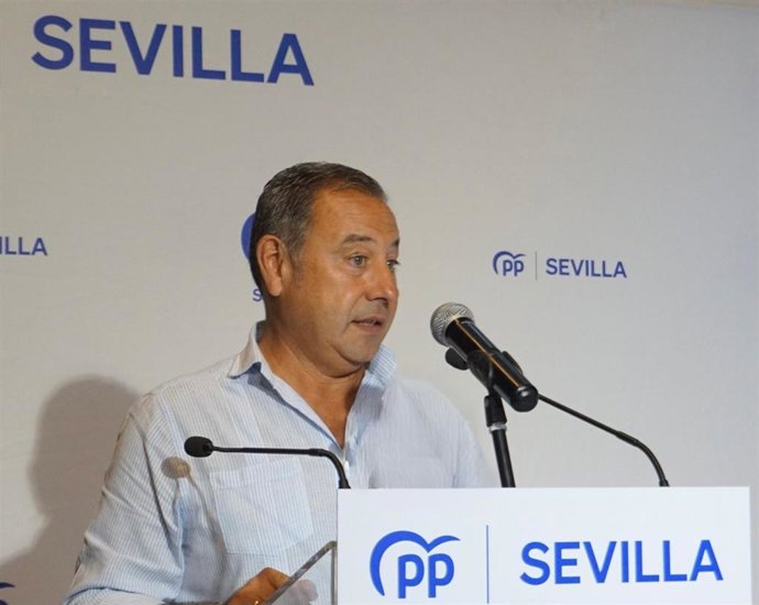 El presidente del PP de Sevilla, Ricardo Sánchez