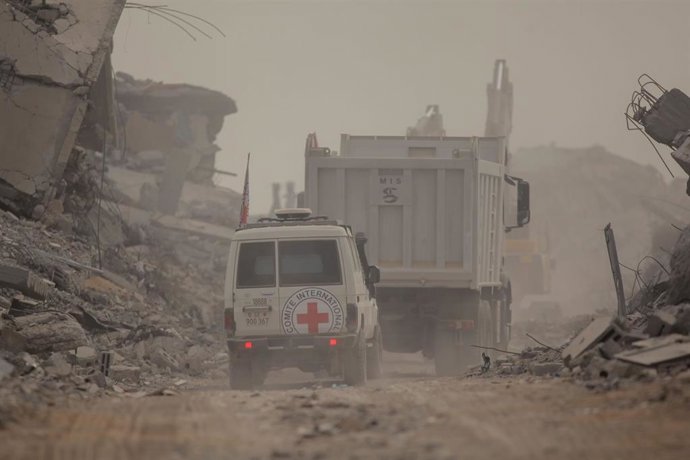 Trabajos de búsqueda en la Franja de Gaza de los restos de israelíes secuestrados en los ataques del 7 de octubre de 2023