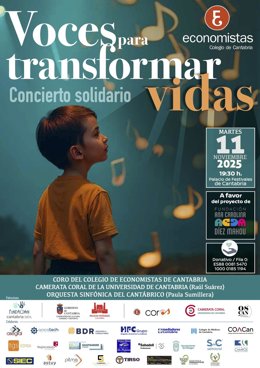 El Colegio de Economistas celebrará un concierto a favor de la Fundación Ana Carolina Díez Mahou el 11 de noviembre