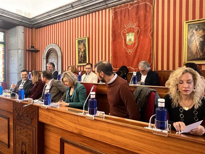 Pleno del Ayuntamiento de Burgos en el que se ha debatido la propuesta del PSOE de crear una sociedad municipal de vivienda.