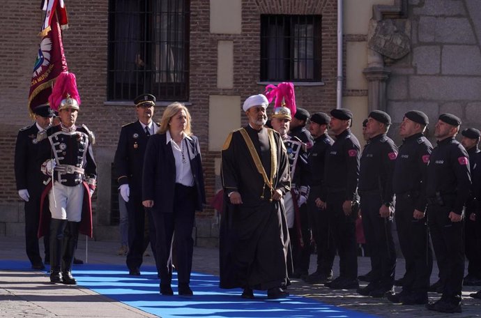 Acto de entrega de la Llave de Oro de la ciudad al Sultán de Omán, Haitham Bin Tarik Al-Busaid
