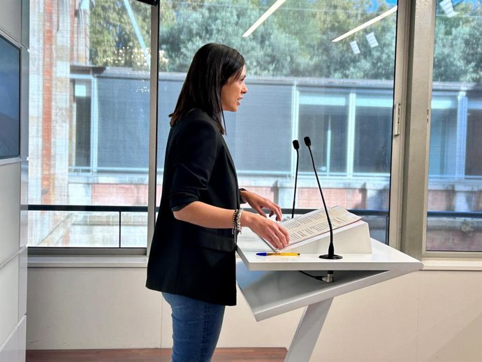 La portaveu del PSC al Parlament, Elena Díaz