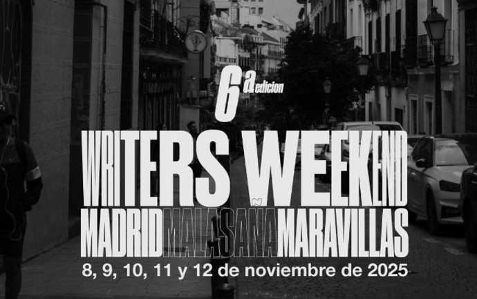 Cartel de la sexta edición del festival literario 'Writers Weekend ¡MMM!'.