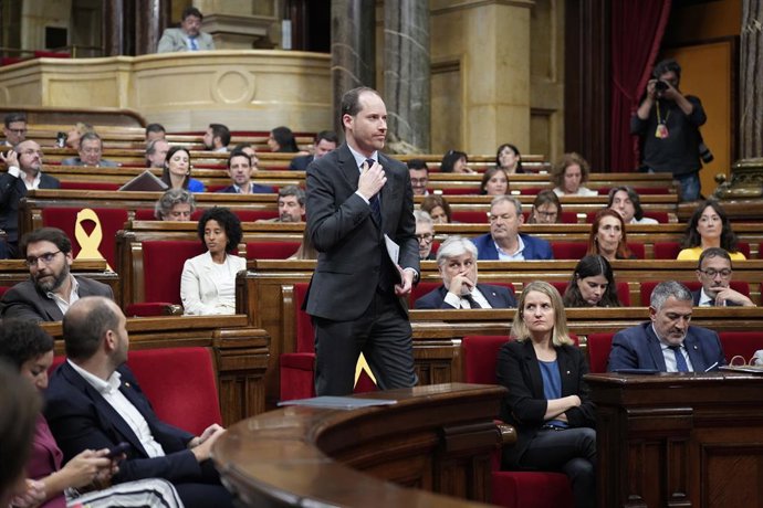 El portaveu del PP al Parlament, Juan Fernández