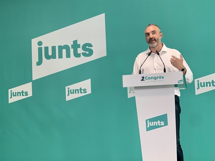 Archivo - El diputat de Junts Jordi Fàbrega