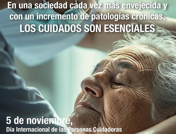 Imagen del cartel del Día Internacional de las Personas Cuidadoras.