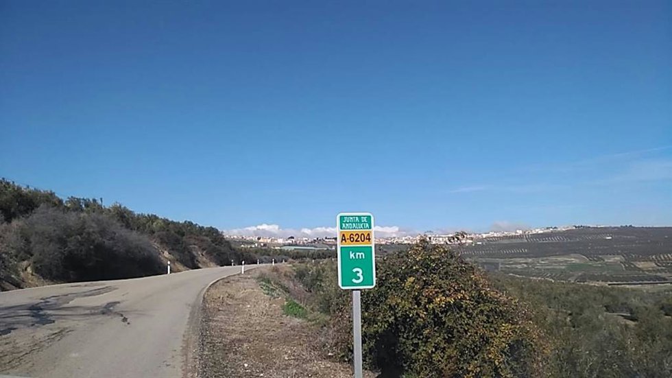 Archivo - Estado de la carretera A-6204 (Villacarrillo-Mogón)/Archivo