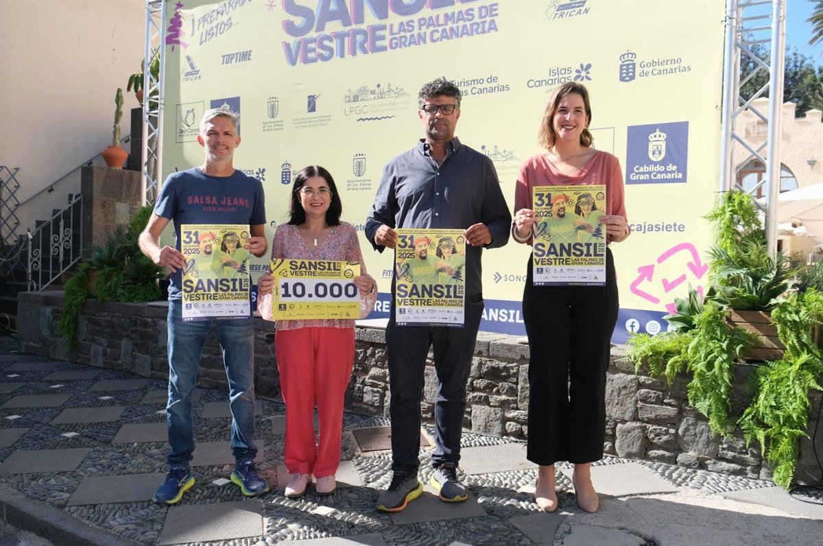 La San Silvestre de Las Palmas de Gran Canaria prevé alcanzar los 10.000 corredores en 2025