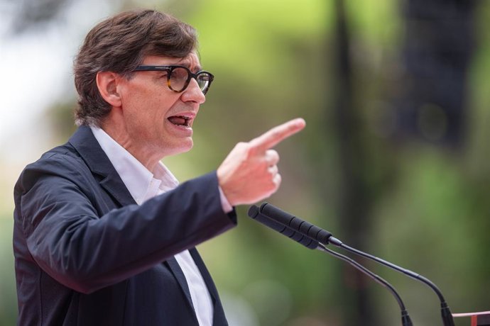 Archivo - El president de la Generalitat de Catalunya, Salvador Illa