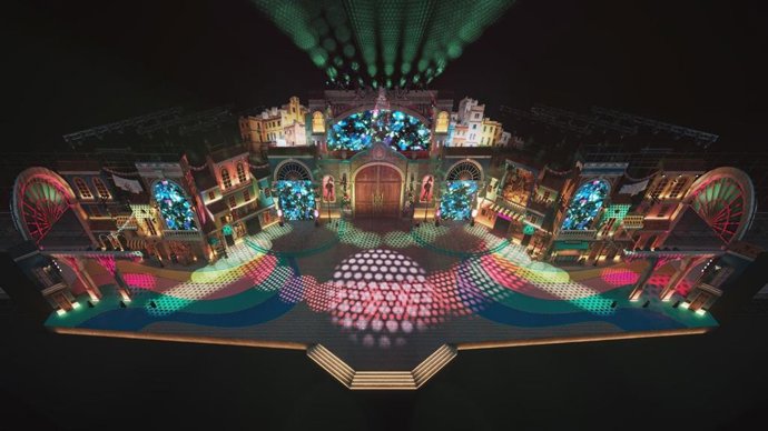 Maqueta del escenario del Carnaval de Santa Cruz de Tenerife