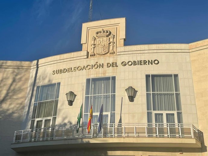Archivo - Fachada de la Subdelegación del Gobierno en Jaén. (Foto de archivo).