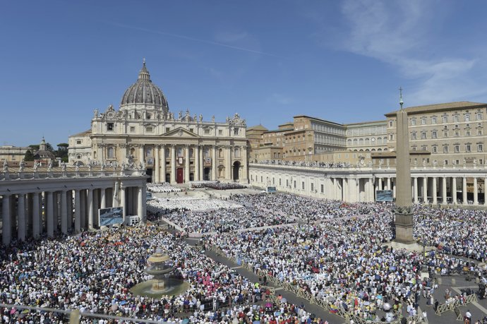 Plaza de San Pedro del Vaticano. 