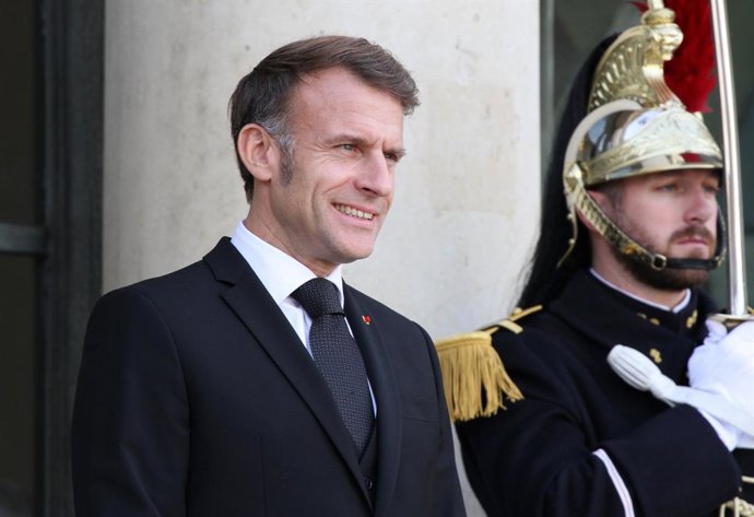 30 de outubro de 2025, Paris, França: 8ª edição do Fórum de Paz de Paris no Palais de l'Elysee, com a presença de Emmanuel Macron
