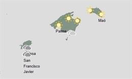 El tiempo hoy, miércoles 5 de noviembre, en Baleares.