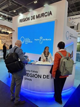 Estand de la Región de Murcia en la Feria WTM de Londres