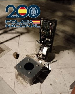 Parquímetro forzado