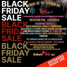 Debajo de mi Sombrero el Festival Black Friday