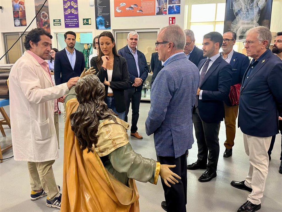 El Centro de Restauración intervendrá las imágenes secundarias del paso del Cristo del Perdón de Murcia