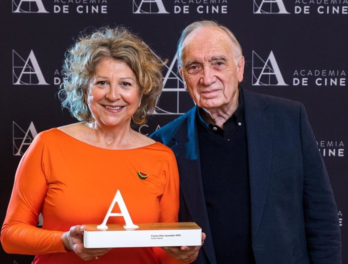 La productora recogió su premio en una ceremonia en la sede de la Academia de Cine.
